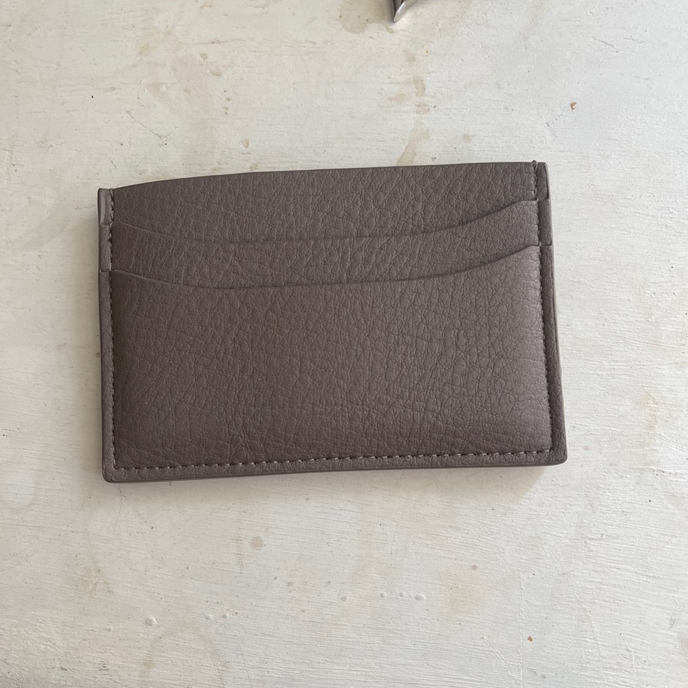 Vegan grey wallet never used
